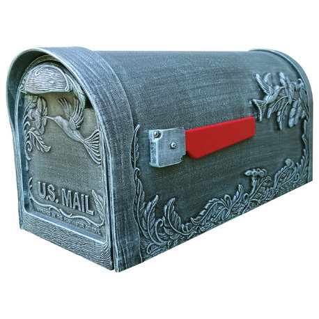 Hummingbird Curbside Mailbox, Verde Green