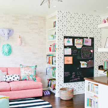 White Faux Taxidermy | Living Room