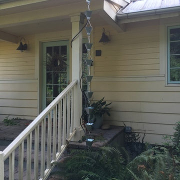Zinc half round gutters