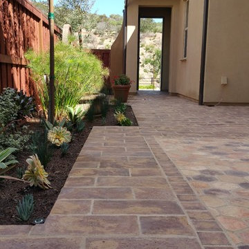 Spanish courtyard and kitchen garden