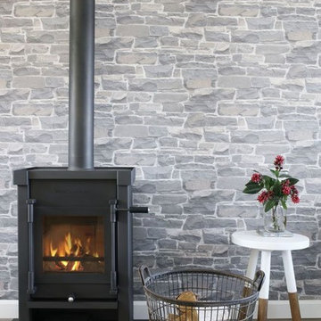 Brick Wallpaper Accent Wall