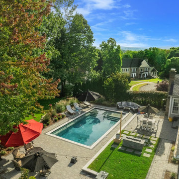 Geometric Pool in South Windsor, CT