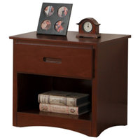 Axis Night Stand, Dark Cherry