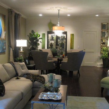 Cheerful Family Room Created From Former Kitchen!