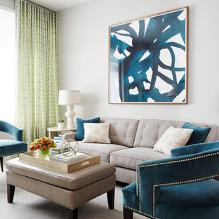 Beige With Teal Accent Living Room Ideas Photos Houzz