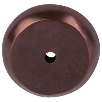 Aspen Round Backplate 1 1/4", Mahogany Bronze