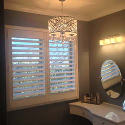 Plantation Shutters Bathroom - Window Blinds
