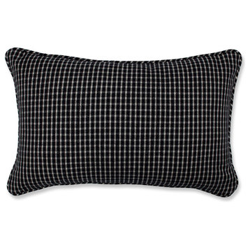Roe Licorice Rectangular Throw Pillow