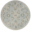 Ox Bay Vicy Lou Floral Hand-Tufted Area Rug, 7'3" Round