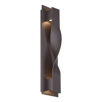 Modern Forms Twist LED Wall Light, Bronze