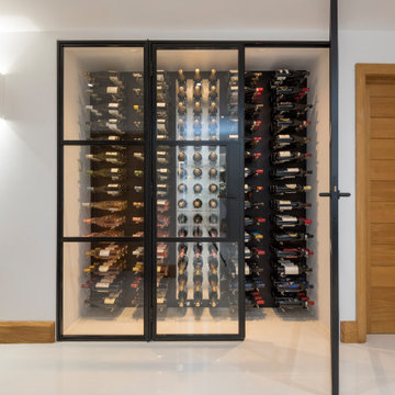 Sophisticated Wine cupboard encapsulated through majestic Origin Internal Doors