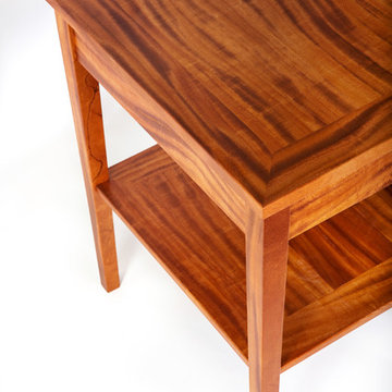 Ribbon Mahogany Side Table