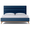 Apt2B Cooper Upholstered Bed, Blueberry, Queen