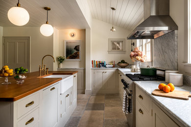 Cottage kitchen photo in New York