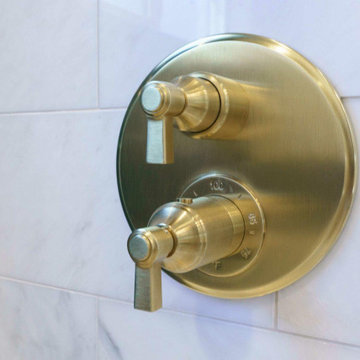 Emerald Tiled Bathroom Remodel in Frisco TX