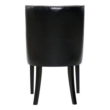 METRO DINING CHAIR - BLACK ECO LEATHER
