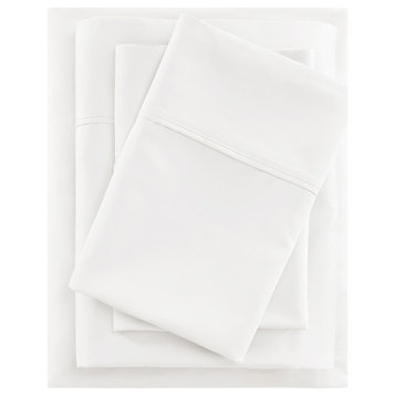 Beautyrest 400 Thread Count Wrinkle Resistant Cotton Sateen Sheet Set