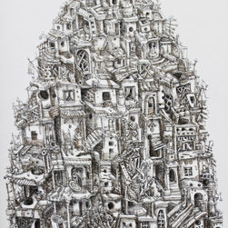 Babylon by Alexis Duque in Structured Spaces at New York Art Gallery Elisa Conte - Artwork