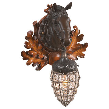Horse Head Wall Sconce
