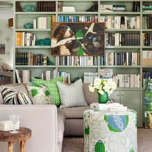 book shelf arranging