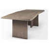 Rustic Live Edge Natural Wood Dining Table