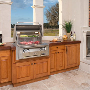 Covered Outdoor Kitchen