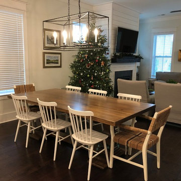 New square pedestal table