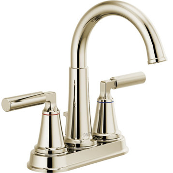 Delta 2548LF-MPU Bowery 1.2 GPM Centerset Bathroom Faucet - Brilliance Polished