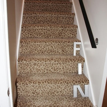Animal Print Stair Carpet