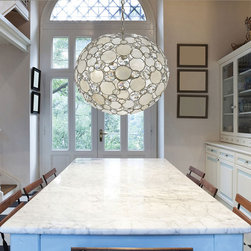 Crystorama Palla 6 Light Down Lighting Chandelier in Antique Silver - Products