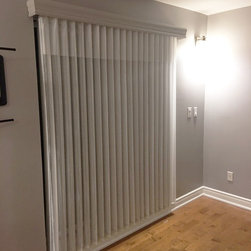 Kitchen & Breakfast Window Coverings - Vertical Blinds