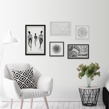 Nautical Borderlines Pentaptych