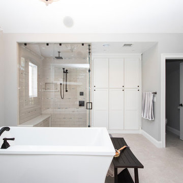 Rustic Elegance Master Bathroom Suite