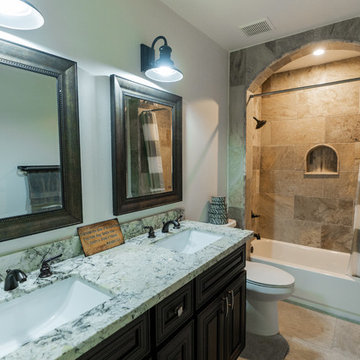 Transitional Full Compact Master Bathroom Remodel& Design (Bathroom Overlook)