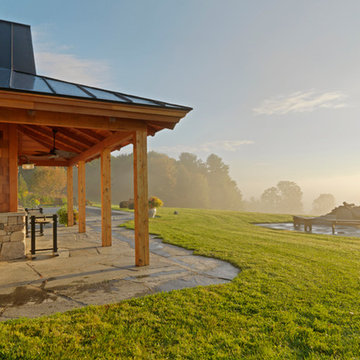 A Pool Terrace in Vermont