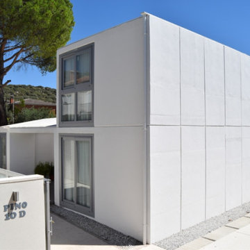 VM10_Vivienda prefabricada de hormigón blanco