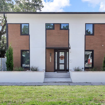 Downtown Tampa, Contemporary Industrial Style Family Home