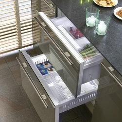 Sub-Zero 27" Built-in Double Drawer Refrigerator/freezer, Custom Panel | 700BCI - Products
