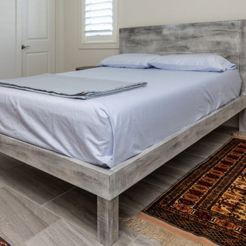 Bed Frame - Mixed Hardwood Bed Frame with Finish - Reiss Big Bed