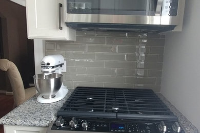 Inspiration for a transitional home design remodel in Detroit