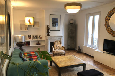 Exemple d'un salon tendance.