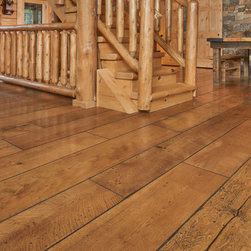 North Central PA Log Home - Hardwood Flooring