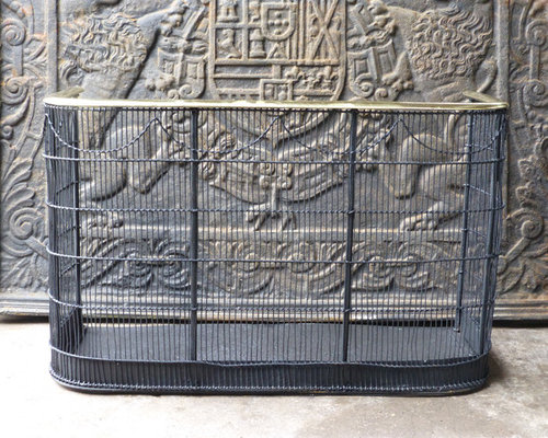 - Antique fireplace screens by Charles Nijman We always have 50+ antique and vintage fireplace screens and fenders in stock that can be ordered on line. See our current stock at https://www.firebacks.net/fireplace-screens.html. We deliver