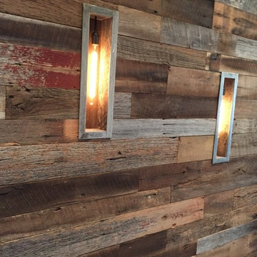 Accent Wall with Recessed Light
