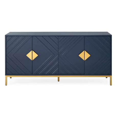64" Tennant Brand Desata Versatile Sideboard, Navy Blue