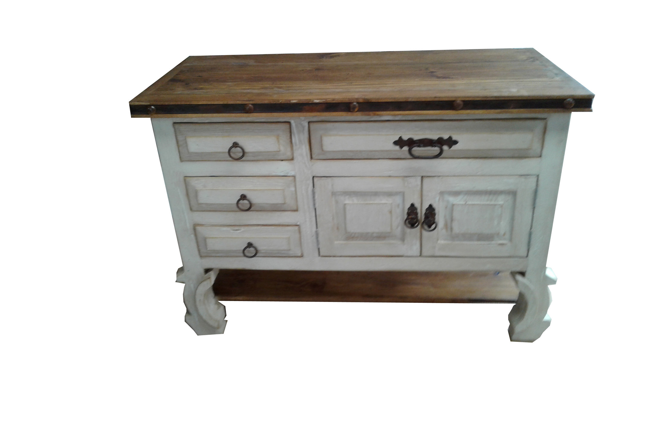 Shelby Vintage Style Rustic Bathroom Vanity, 40