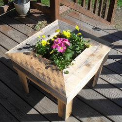 Handmade Recycled Cedar Table - Products