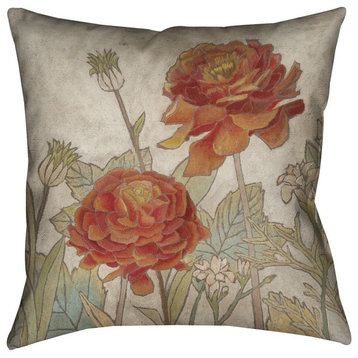 Laural Home Sun Blooms II Outdoor Decorative Pillow, 20"x20"