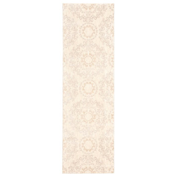 Tranquility Rug, Ivory, 2'2"x7'6"