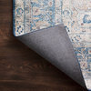 Blue Tangerine Printed Polyester Layla Area Rug by Loloi II, 3'-6"x5'-6"